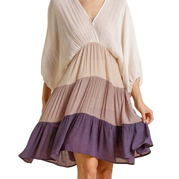 🔴SOLD🔴NWT! Beautiful Boho Cream/Latte Dress! - Picture 2 of 5